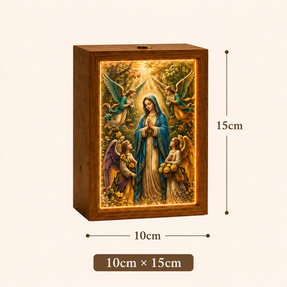 Custom 3D Embossed Relief Photo Frame - Oil Painting Lightbox Portrait