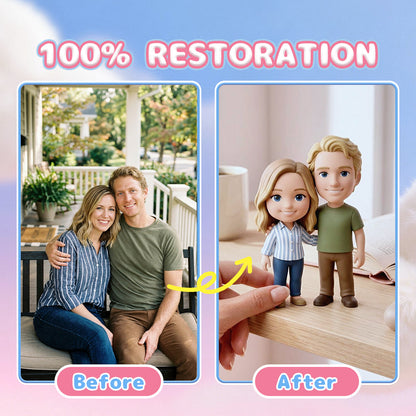 Custom Couple Action Figures - Unique Anniversary & Valentine Gift