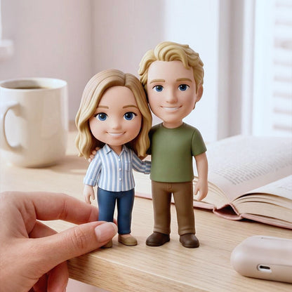 Custom Couple Action Figures - Unique Anniversary & Valentine Gift