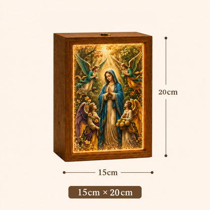 Custom 3D Embossed Relief Photo Frame - Oil Painting Lightbox Portrait