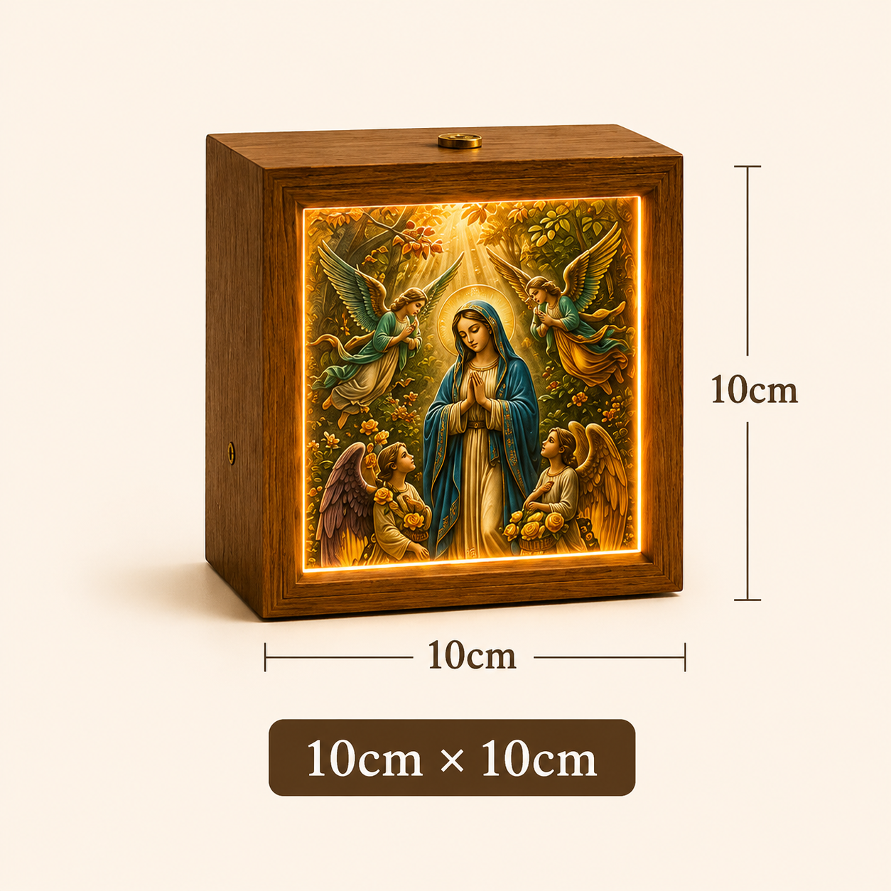 Custom 3D Embossed Relief Photo Frame - Oil Painting Lightbox Portrait