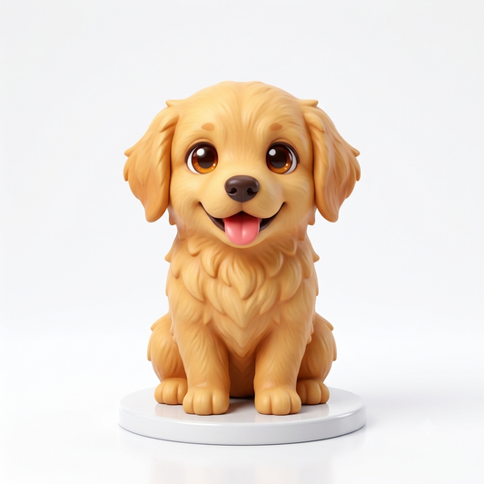 Custom Pet Keychain & Bag Charm - 3D Figure from Your Photo